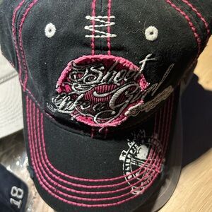 Springfield black pink baseball hat